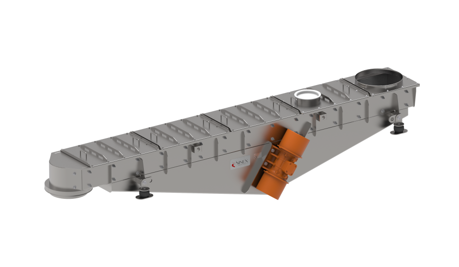 electromechanical rectangular vibrating conveyor